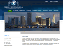 Tablet Screenshot of miami-intl-law.com